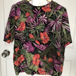 Vintage late 80’s/90’s tropical top!